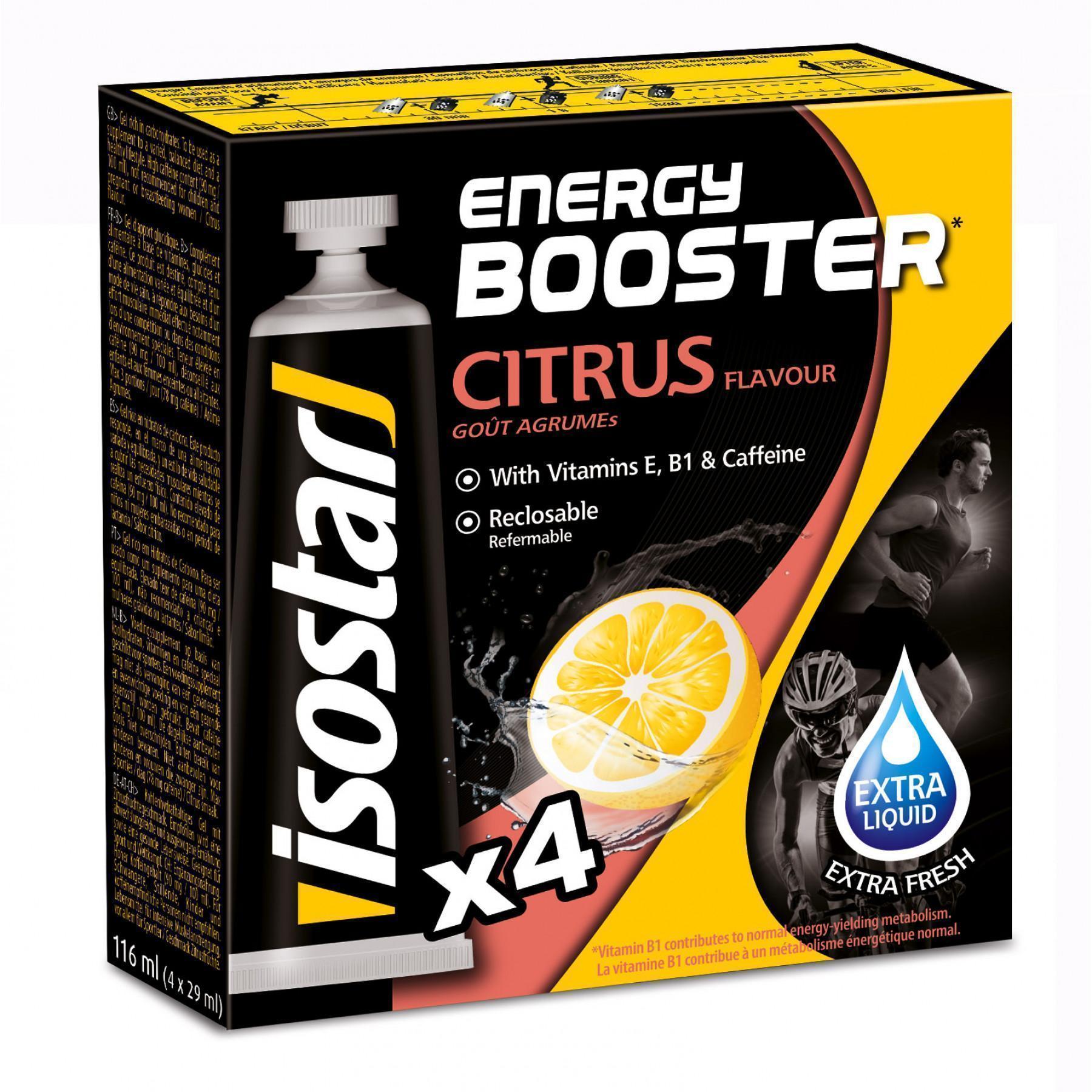 Gel Isostar Energy Booster Antioxydant citron (10 boîtes)