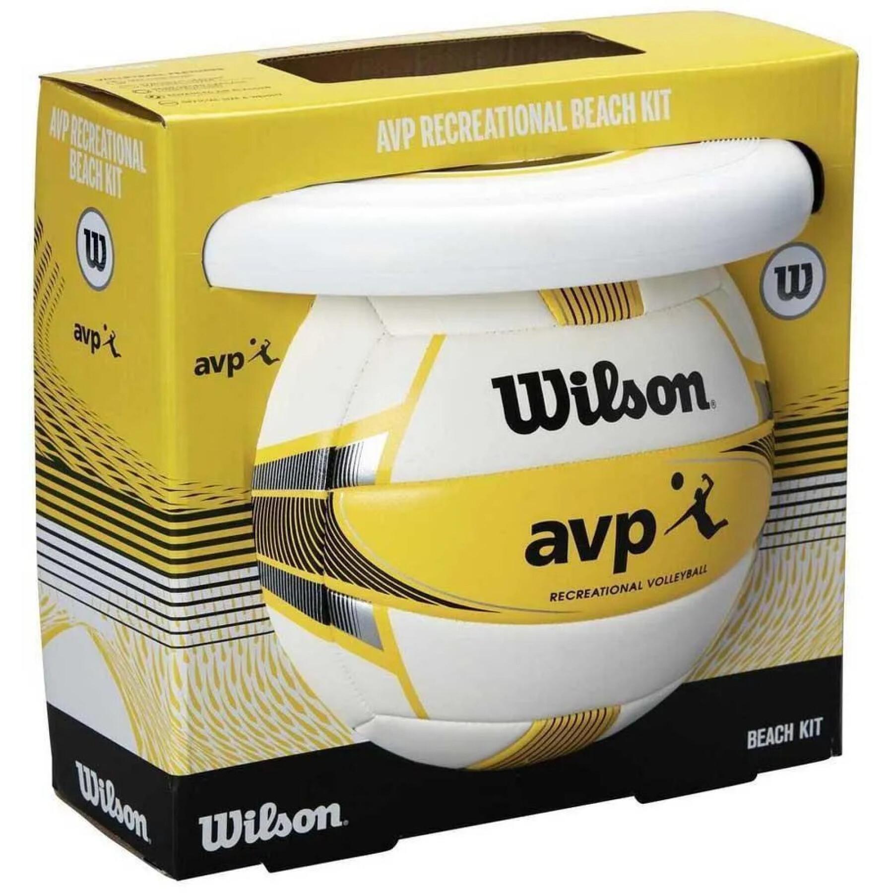 Kit Beach-Volley Wilson AVP (Ballon + Disque)