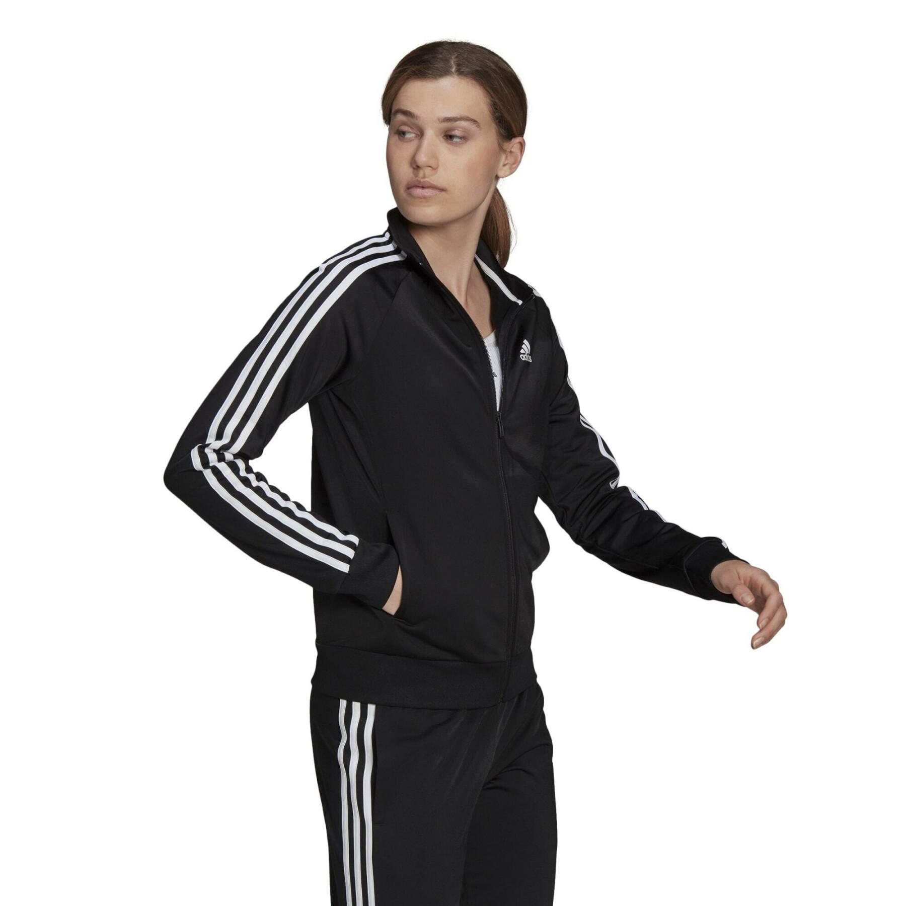 Veste de survêtement chaud ajusté à 3 bandes femme adidas Primegreen Essentials