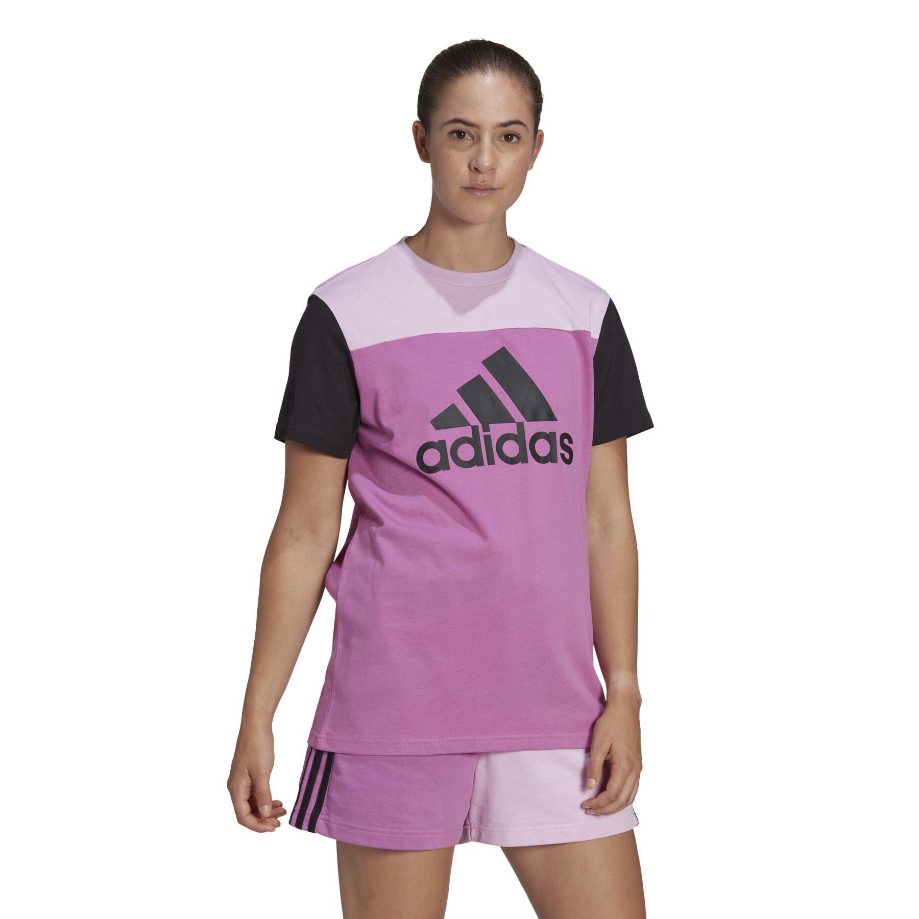 T-shirt à logo femme adidas Essentials Colorblock
