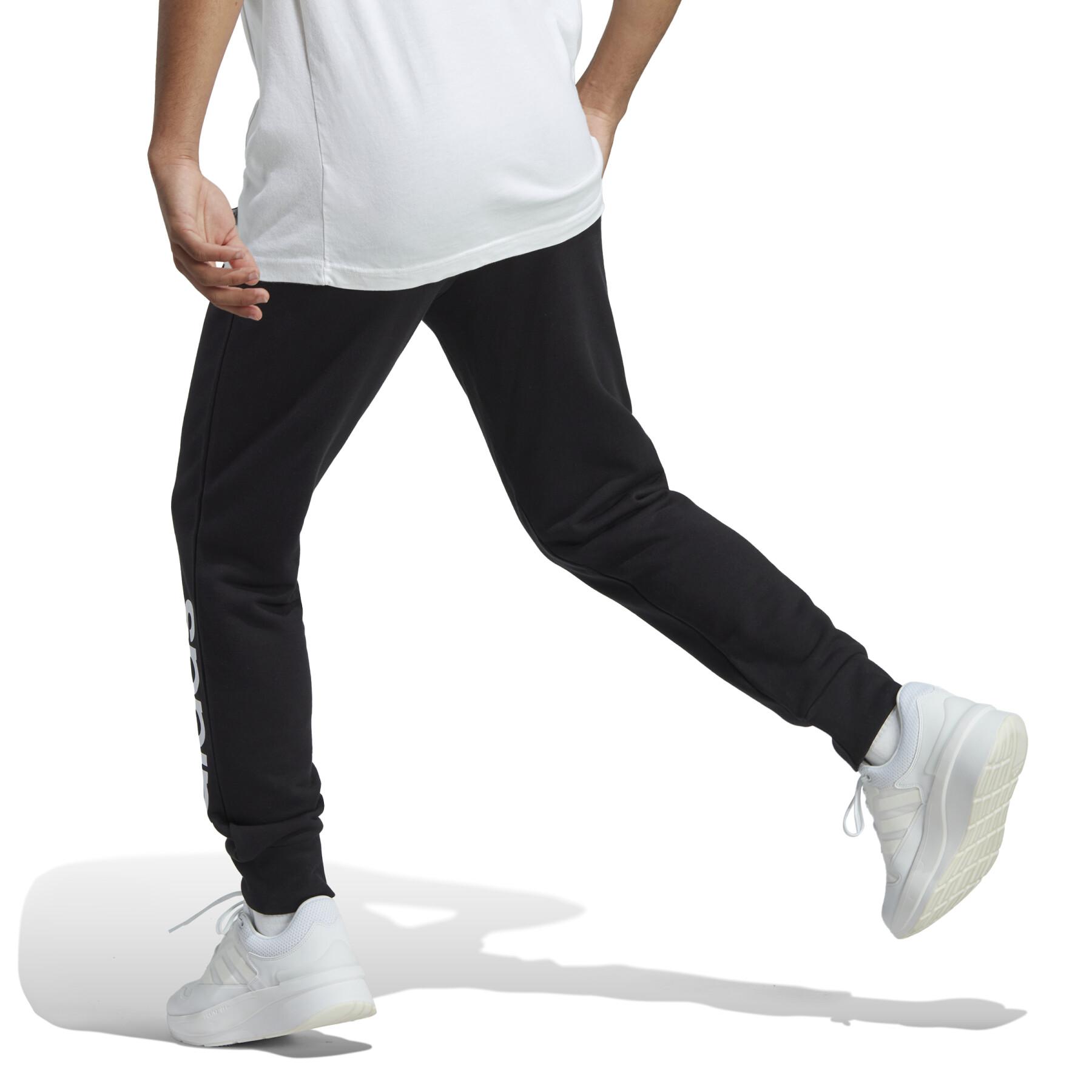 Jogging molleton logo et chevilles fuselées adidas Essentials