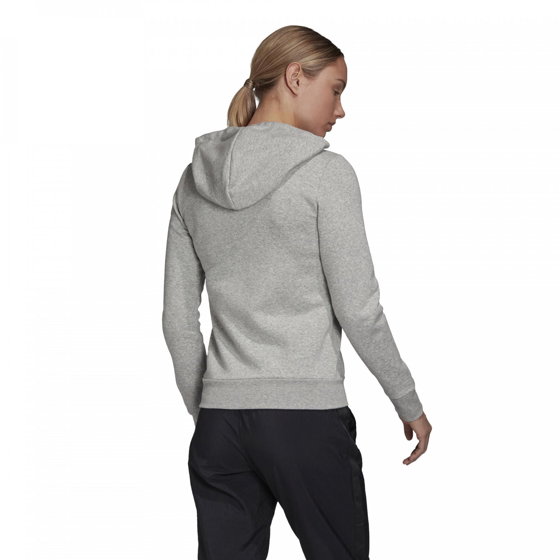Sweat à capuche femme adidas Essentials Linear Fleece