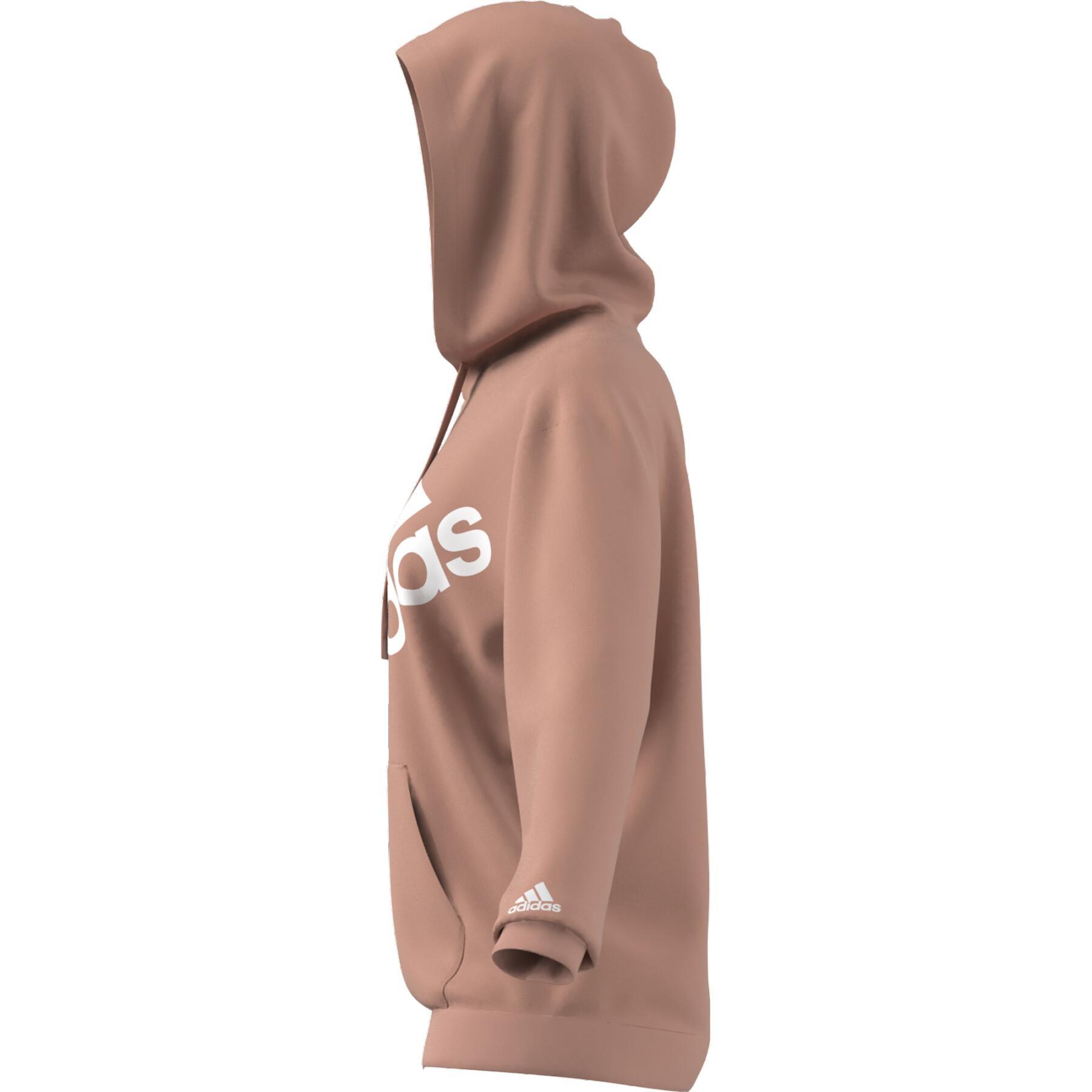 Sweat à capuche femme adidas Brand Love Slanted Logo Relaxed