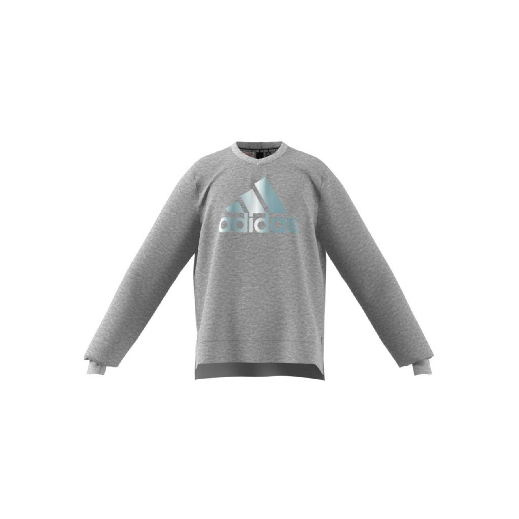 Sweatshirt col rond fille adidas Future Icons Logo Crew