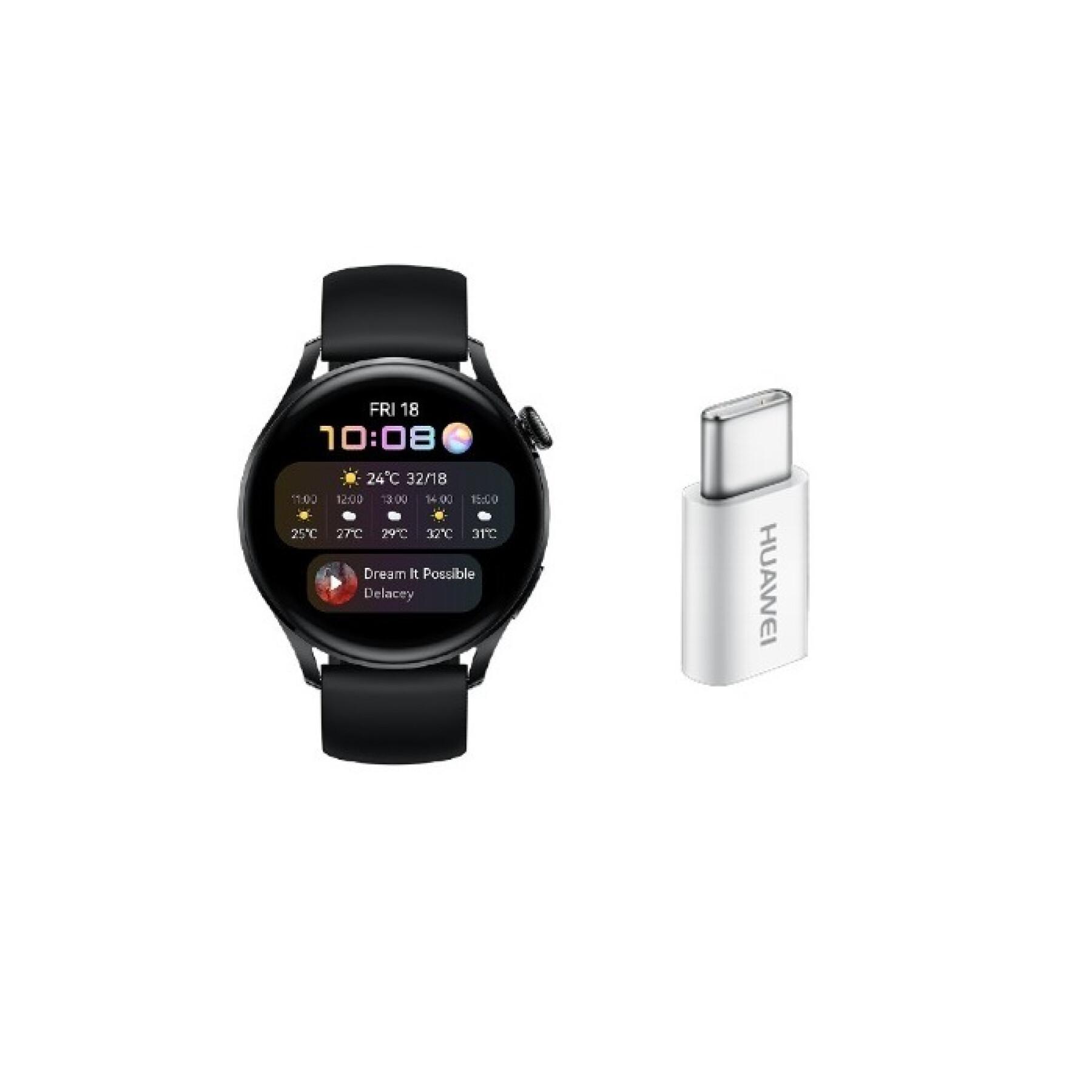 Montre connectée avec adaptateur 5V2A Type C Huawei Watch 3 Active