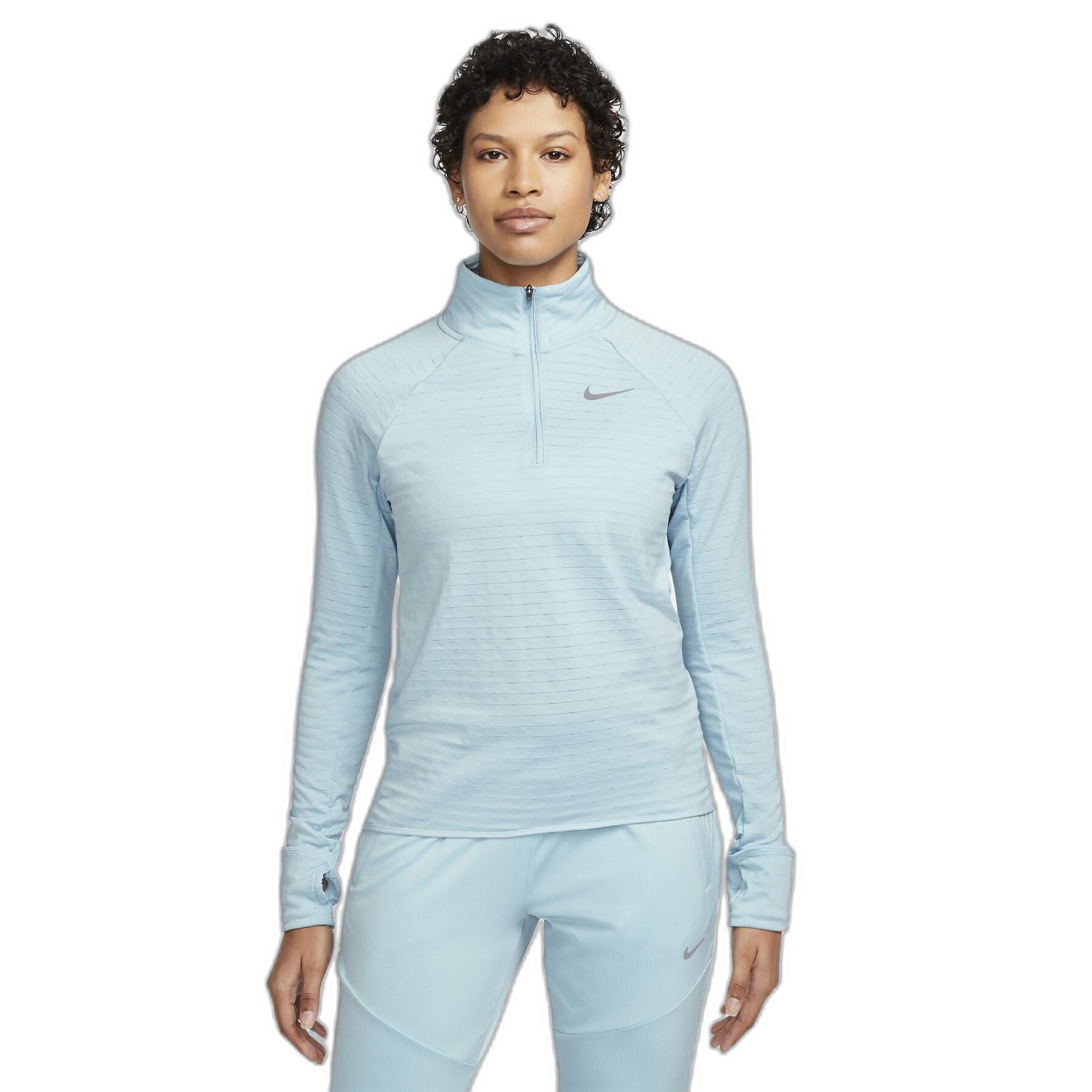 Sweatshirt 1/2 zip femme Nike Therma-Fit