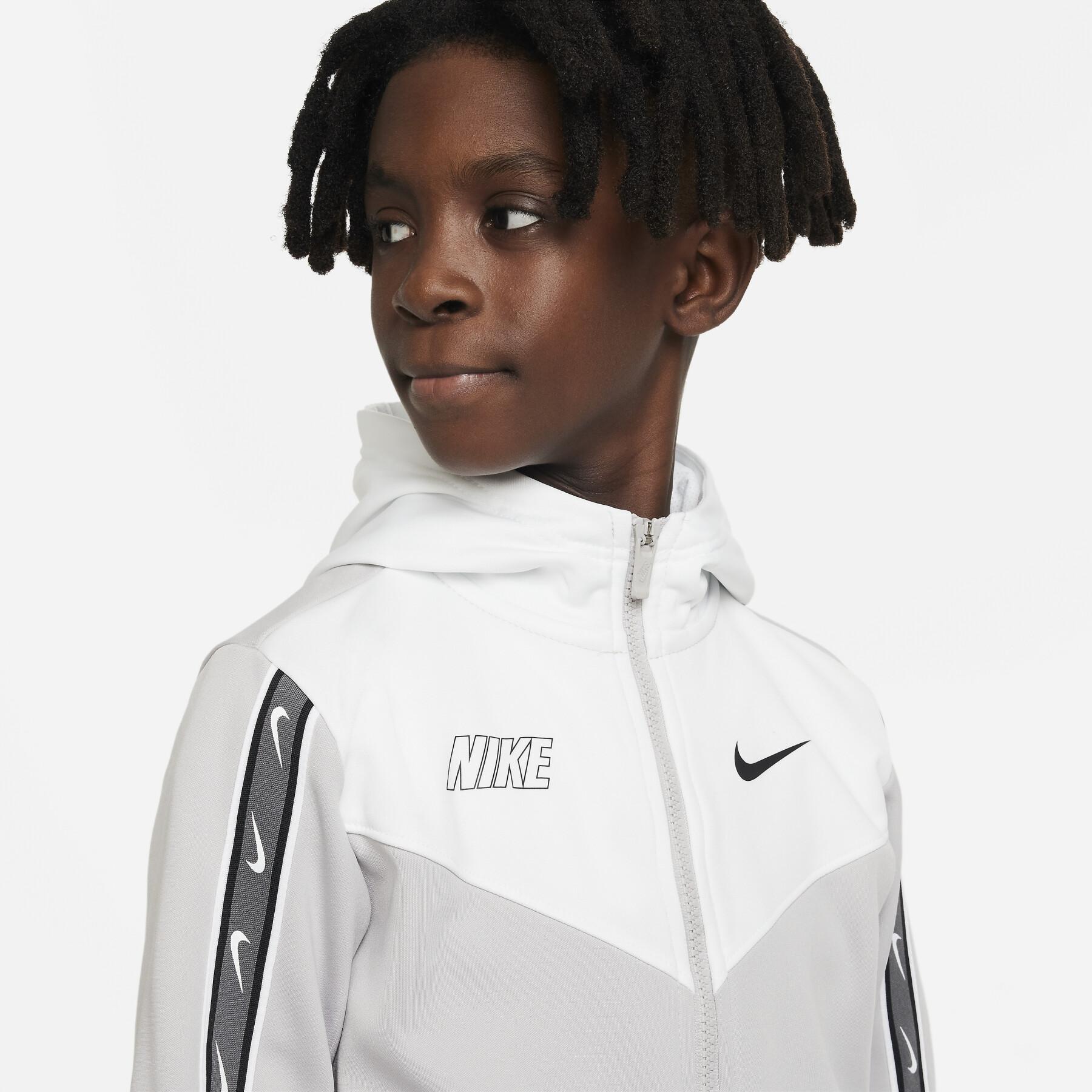Sweatshirt à capuche zippé enfant Nike Repeat Polyknit
