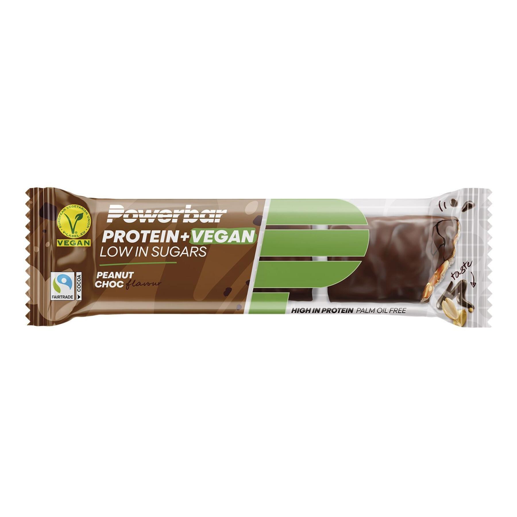 Lot de 12 barres de nutrition protéinée PowerBar Vegan