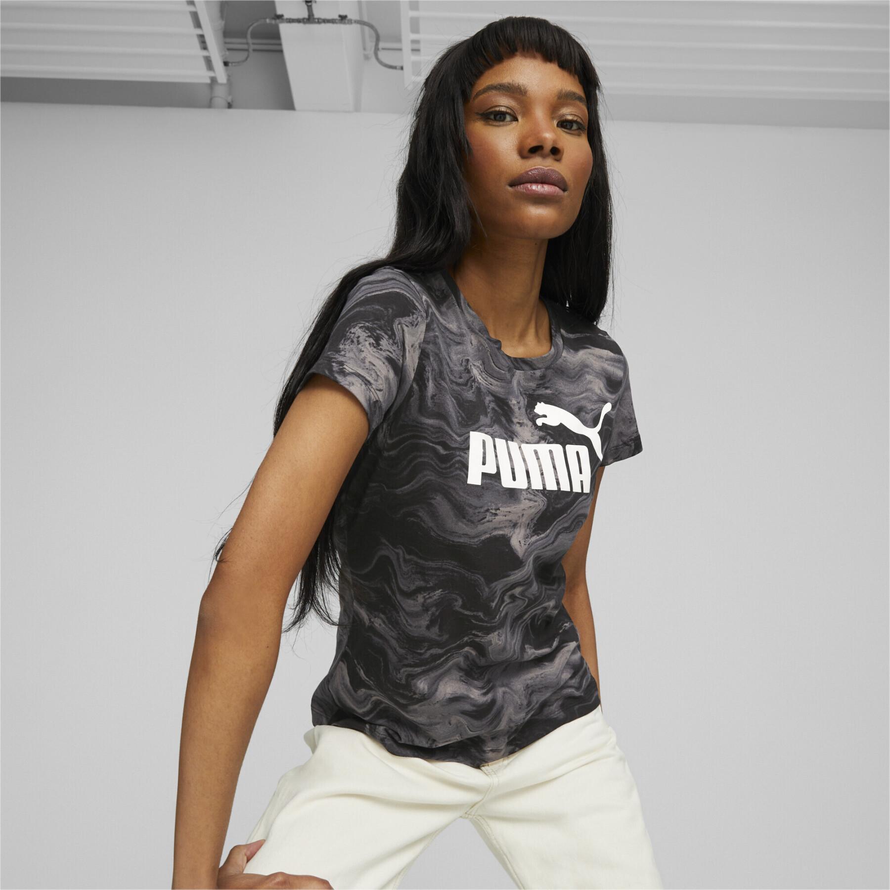 T-shirt femme Puma Essential Marbleized AOP