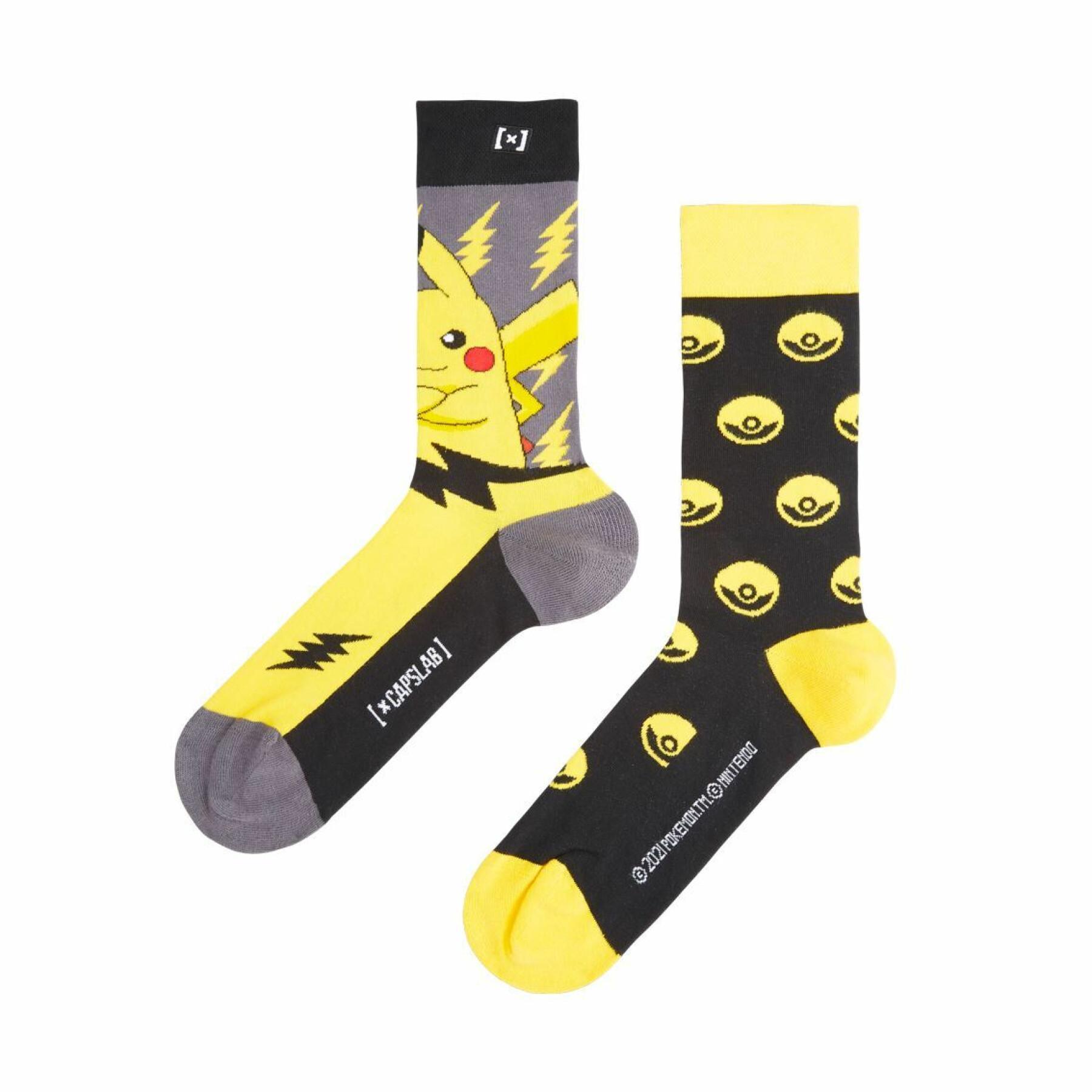 Paire de chaussettes Capslab Pokémon Pikachu