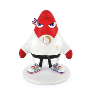 Figurine Mascotte Olympique Pose Judo Doudou & compagnie
