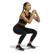 Brassière d'entraînenement à maintien moyen femme adidas Powerimpact Luxe