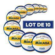 Lot de 10 Ballons Beach Volley Mikasa VLS300 [Taille 5]